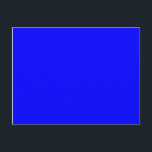 Cartão Postal azul colorido<br><div class="desc">azul colorido 0000FF</div>