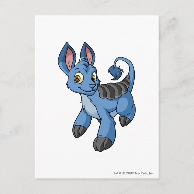 Cartão Postal Azul de Bori (Frente)