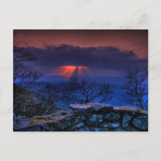 Cartão Postal azul-de-trovão