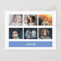 Azul Pastel Personalizado – Foto Personalizada