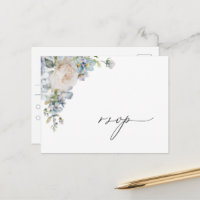 Azul Poeirento Jardim Floral RSVP