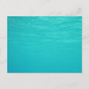Cartão Postal Azul submarino
