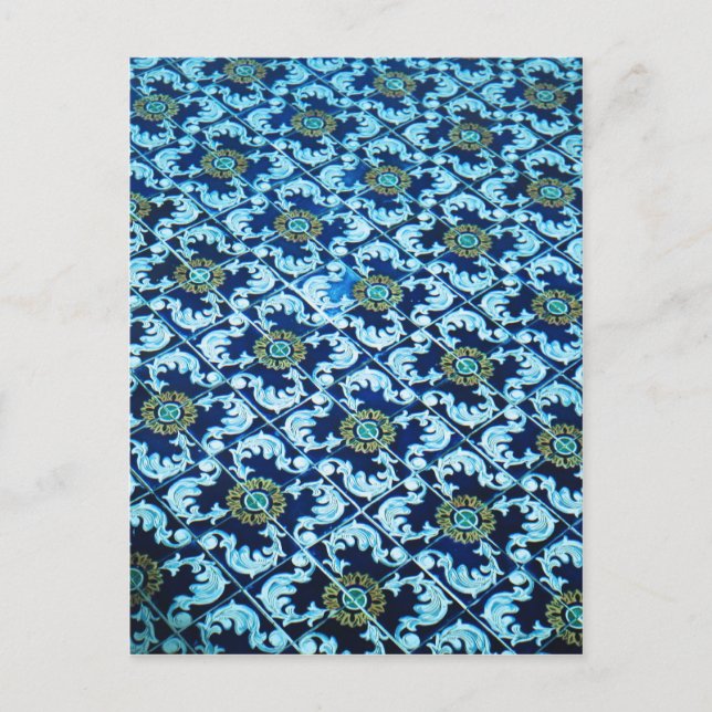 Cartão Postal Azulejo Espanhol Subaquático (Frente)