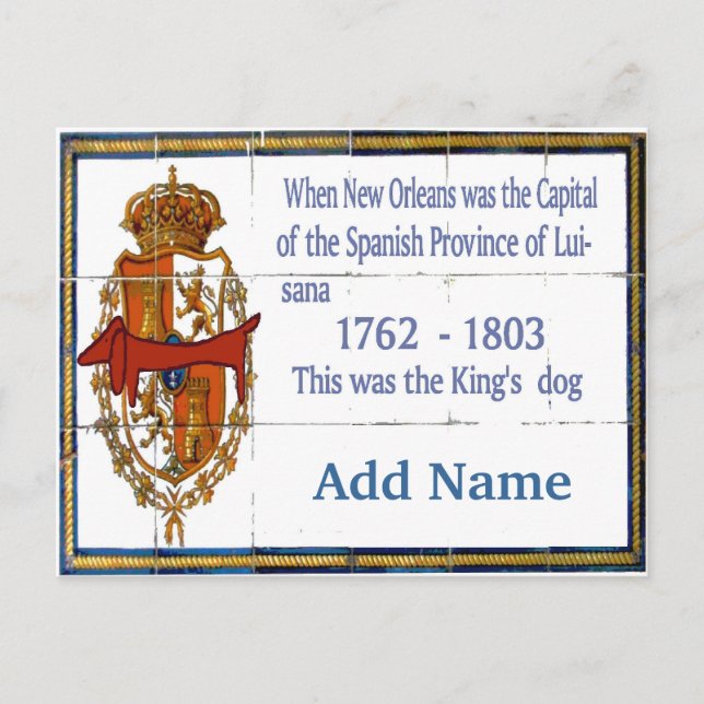 Cartão Postal Azulejo Mural Dachshund Personalizado (Frente)