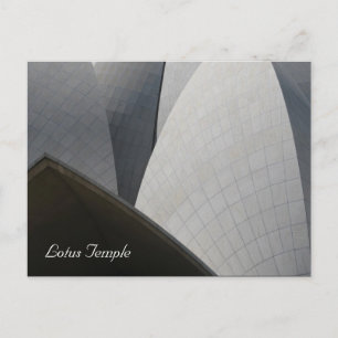 Cartão Postal azulejos de lótus