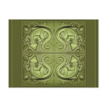 Azulejos Fortune Lizard