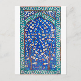 Cartão Postal azulejos iznik
