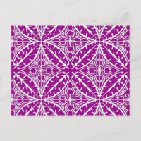 Azulejos marroquinos - ametista roxo e branco