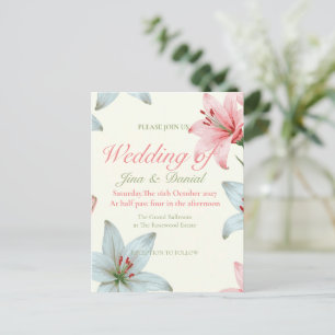 Cartão Postal Azure Bloom V03