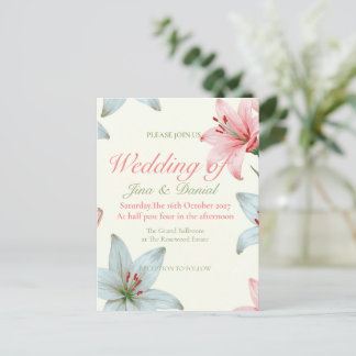 Cartão Postal Azure Bloom V03