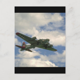 Cartão Postal B17, Belly View. (plano;b17_Plano WWII