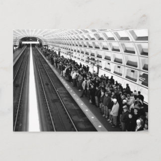 Cartão postal B&W Metro