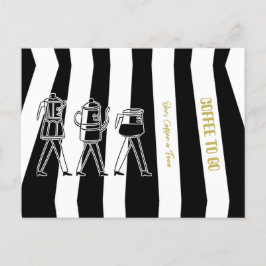 Cartão Postal B & W Três Cafeeiros Flocos De Café