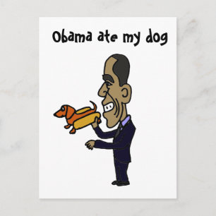 Cartão Postal BA- Obama Comeu Meu Cachorro