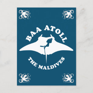 Cartão Postal Baa Atoll Scuba Diving