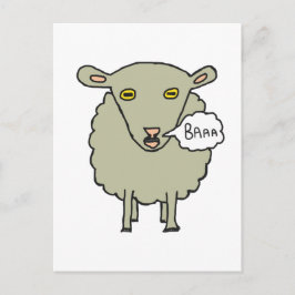 Cartão Postal Baa Sheep