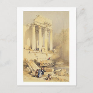 Cartão Postal Baalbec, placa 79 do Volume II de 'A Terra Santa