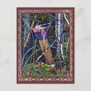 Cartão Postal Baba Yaga