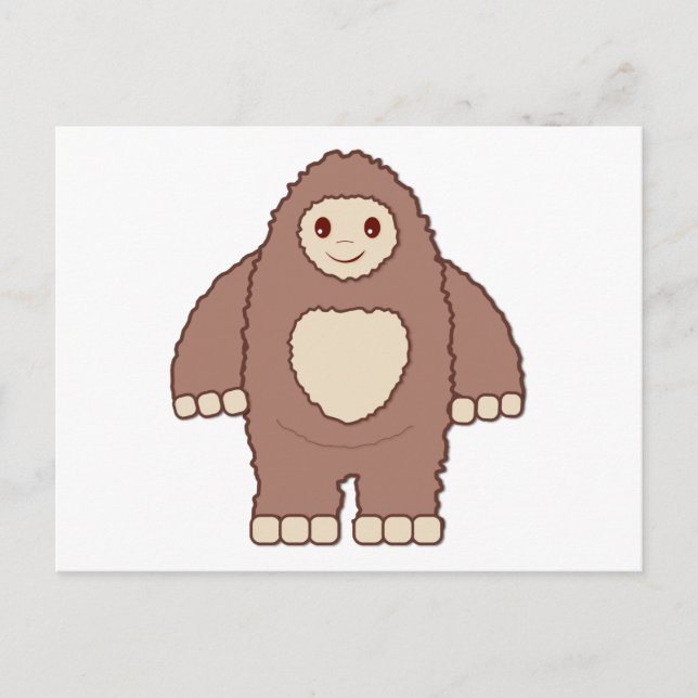 Cartão Postal Baby Bigfoot (Frente)