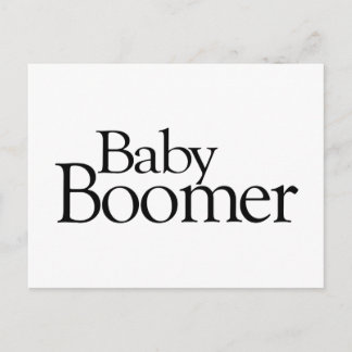 Cartão Postal Baby Boomer
