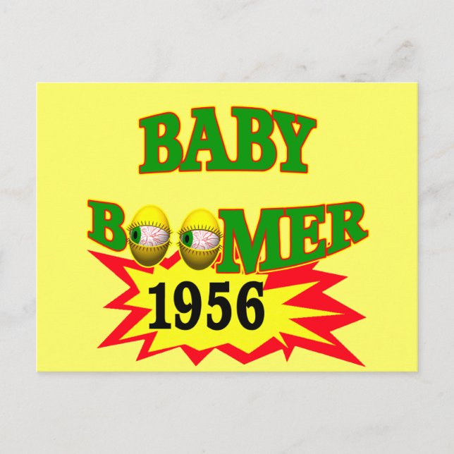 Cartão Postal Baby Boomer 1956 (Frente)