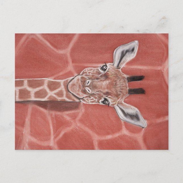 Cartão Postal Baby Giraffe (Frente)