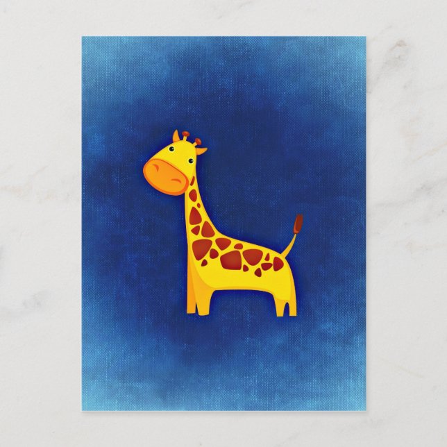 Cartão Postal Baby Giraffe (Frente)