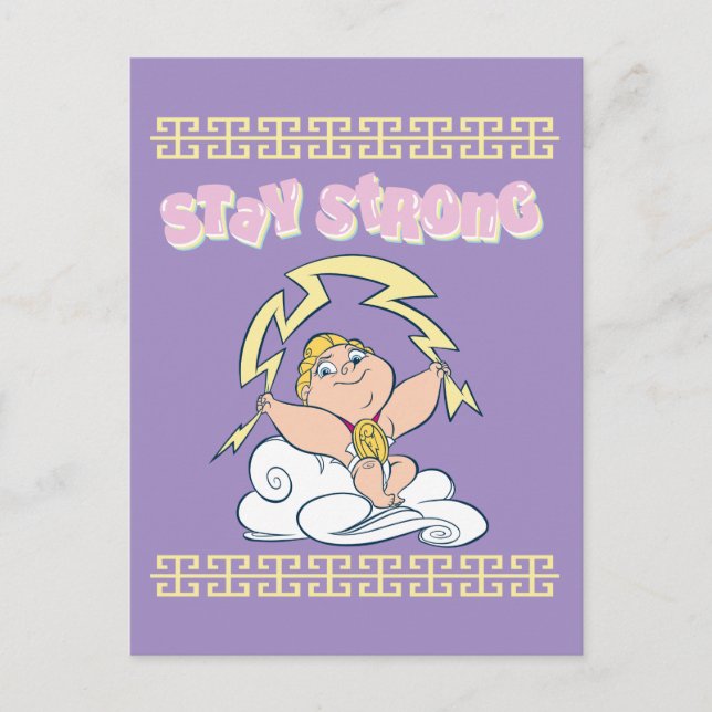Cartão Postal Baby Hercules - Stay Strong Postcard (Frente)