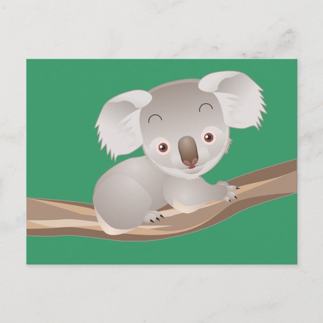 Cartão Postal Baby Koala (Frente)