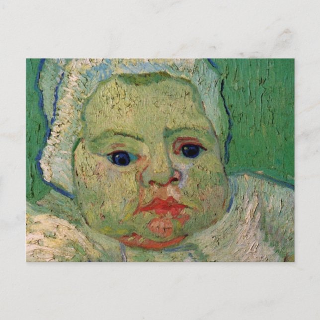 Cartão Postal Baby Marcelle Roulin por Vincent van Gogh (Frente)