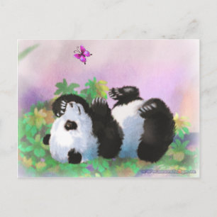 Cartão Postal Baby Panda