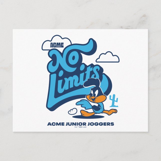 Cartão Postal Baby ROAD RUNNER™ - Sem limites (Frente)