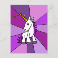 Baby Unicorn com Ouro Horn Art