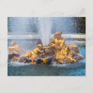 Cartão Postal Bacchus Fountain do jardim do palácio de Versalhe