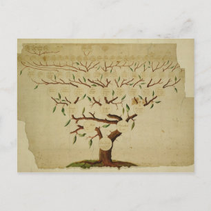 Cartão Postal Bach Family Tree, c.1750-1770