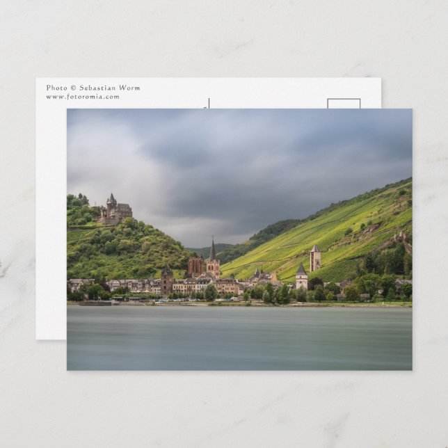 Cartão Postal Bacharach am Rhein - Alemanha (Frente/Verso)