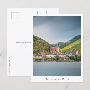 Cartão Postal Bacharach am Rhein - Alemanha
