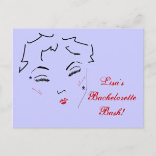 Cartão Postal Bachelorette Bash