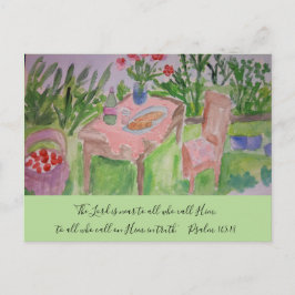 Cartão Postal Back Yard