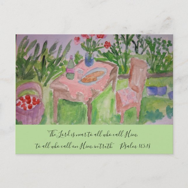 Cartão Postal Back Yard (Frente)