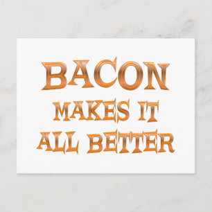 Cartão Postal Bacon