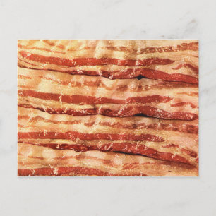 cartão postal bacon
