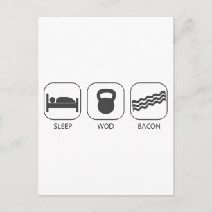 Cartão Postal Bacon em Mão Dormida - Preparação E Levantamento