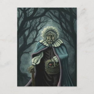 Cartão Postal bad apples fantasy art postcard