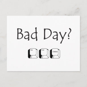 Cartão Postal Bad Day?