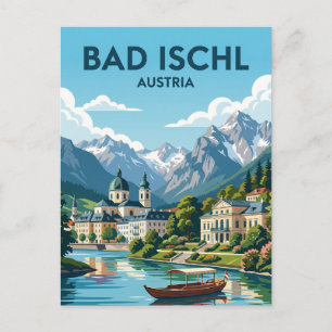 Cartão Postal Bad Ischl, Áustria Áustria