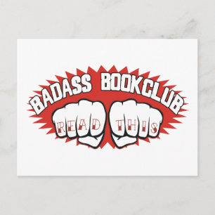 Cartão Postal Badass Bookclub