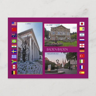 Cartão Postal Baden-Baden Ansichtskarte