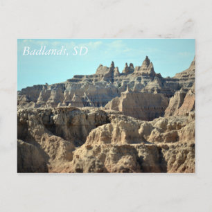 Cartão Postal Badlands, Dakota do Sul