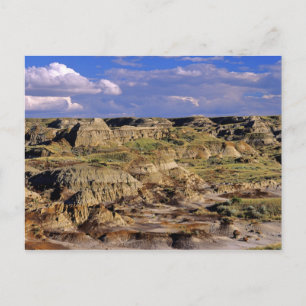 Cartão Postal Badlands no Parque Provincial dos Dinossauros em A